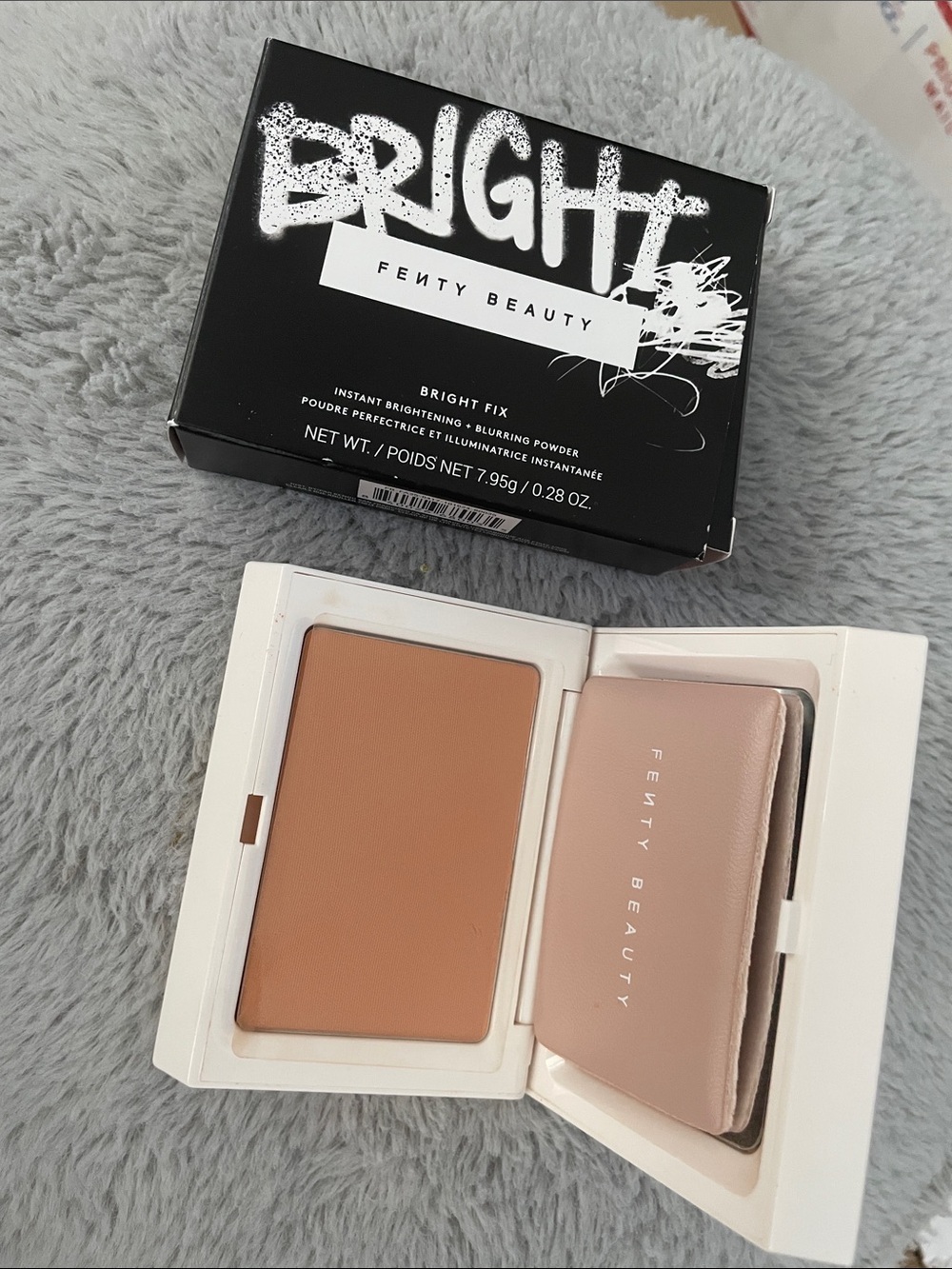 Fenty Beauty Bright Fix Powder — Warm Brown Compact